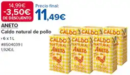 Costco Aneto caldo natural de pollo oferta