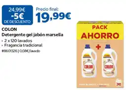 Costco Colon detergente gel jabon marsella oferta