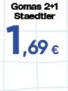 Staedtler Gomas 2+1