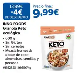 Costco Inno foods granola keto ecológica oferta