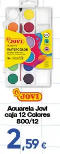 Hiper FROIZ Jovi acuarela caja 12 colores oferta