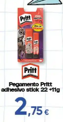 Hiper FROIZ Pritt pegamento adhesivo stick oferta