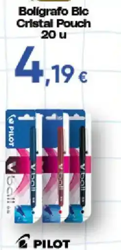 Hiper FROIZ Pilot Bic Cristal Pouch oferta