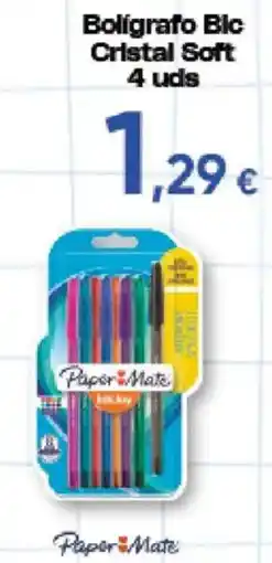 Hiper FROIZ Paper Mate Bolígrafo Bic Cristal Soft oferta