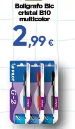 Hiper FROIZ Pilot bolígrafo Bic cristal B10 multicolor oferta