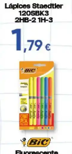Hiper FROIZ Bic lapices staedtler 120sbk3 2hb-2 1h-3 oferta