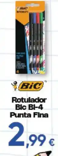 Hiper FROIZ Bic Rotulador Bic BI-4 Punta Fina oferta