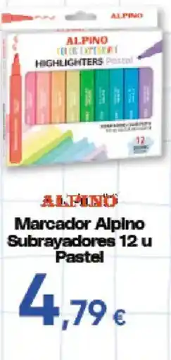 Hiper FROIZ Alpino Marcador Alpino Subrayadores 12 u Pastel oferta