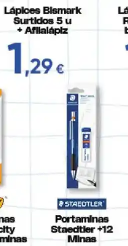 Hiper FROIZ Staedtler portaminas +12 minas oferta