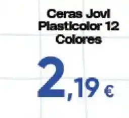 Hiper FROIZ Ceras Jovil Plasticolor 12 Colores oferta
