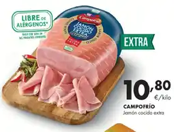 Supermercados Lupa Campofrío jamón cocido extra oferta