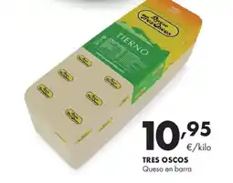 Supermercados Lupa Tres Oscos Queso en barra oferta