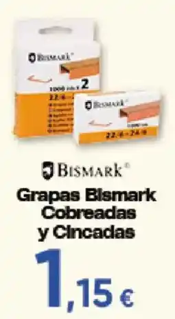 Hiper FROIZ Bismark grapas bismark cobreadas y cincadas oferta