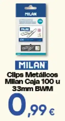 Hiper FROIZ Milan clips metálicos oferta