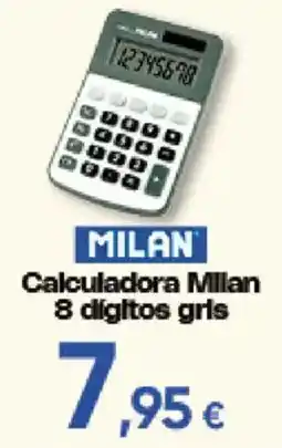 Hiper FROIZ Milan calculadora milan 8 digitos gris oferta