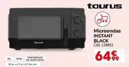Conforama taurus microondas instant black oferta
