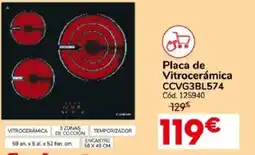 Conforama Placa de Vitrocerámica CCVG3BL574 oferta