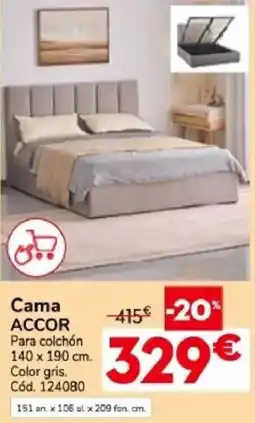 Conforama Cama ACCOR oferta