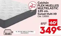 Conforama Colchón FLEX MUELLES MULTIÉLASTIC oferta