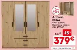 Conforama Armario DUNA oferta