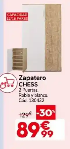 Conforama Chess zapatero oferta