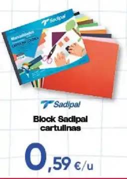 Hiper FROIZ Sadipal block sadipal cartullinas oferta