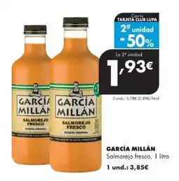Supermercados Lupa García Millán Salmorejo fresco oferta