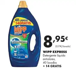 Supermercados Lupa Wipp express detergente liquido antiolores oferta