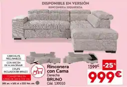 Conforama Bruno rinconera con cama oferta