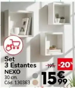 Conforama NEXO 3 Estantes oferta