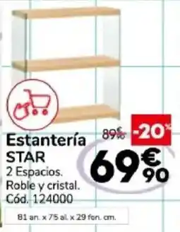Conforama Star estantería oferta