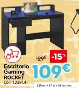 Conforama Rocket escritorio gaming oferta