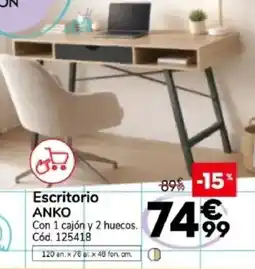 Conforama Anko escritorio oferta