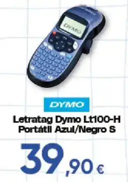 Hiper FROIZ Dymo Letratag Dymo Lt100-H Portátil Azul/Negro S oferta