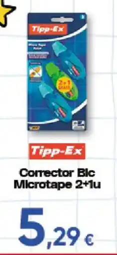 Hiper FROIZ Tipp-Ex Corrector Bic Microtape oferta