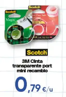 Hiper FROIZ Scotch 3M Cinta transparente port mini recambio oferta