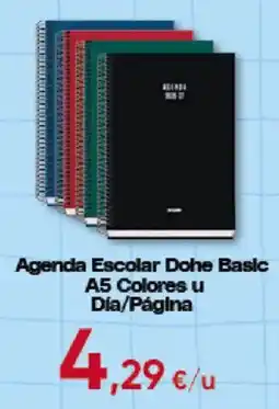Hiper FROIZ Agenda Escolar Dohe Basic A5 Colores u Día/Página oferta