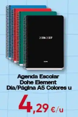 Hiper FROIZ Dohе Element Agenda Escolar oferta