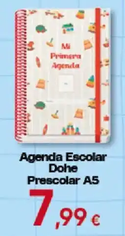 Hiper FROIZ Dohe Agenda Escolar Prescolar A5 oferta
