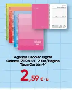 Hiper FROIZ Ingraf agenda escolar oferta