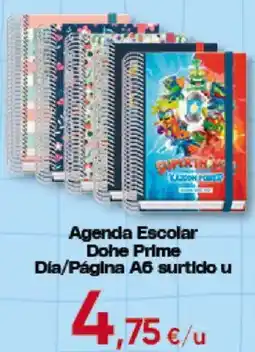 Hiper FROIZ Dohe Prime Agenda Escolar oferta