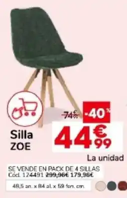 Conforama Silla ZOE oferta