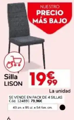 Conforama Silla lison oferta