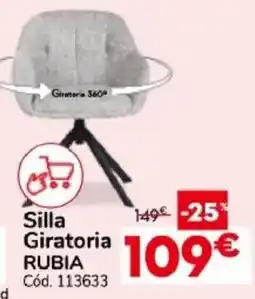 Conforama Rubia silla giratoria oferta