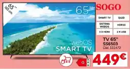 Conforama Sogo tv 65" ss6503 oferta