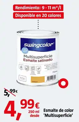 Bauhaus swingcolor Esmalte satinado oferta
