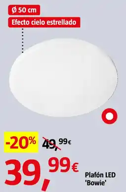 Bauhaus Plafón LED 'Bowie' oferta