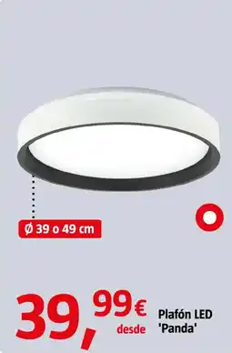 Bauhaus Plafón LED 'Panda' oferta