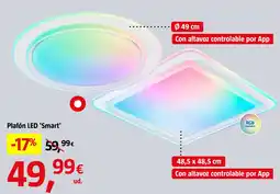 Bauhaus Plafón LED 'Smart' oferta