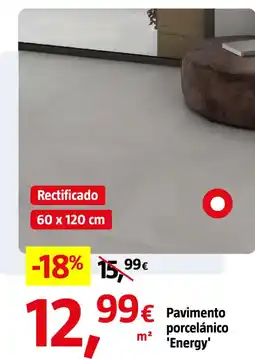 Bauhaus Pavimento porcelánico 'Energy' oferta